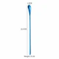 Long handled 304 stainless steel spoon blue dessert coffee ice cream stirring spoon - Blue Iced Tea Spoon - Long 21cm / Blue