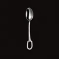 304 stainless steel dinner spoon with hanging hole design, premium kitchen tableware tool. - Silver Dining Spoon