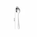 Stainless steel round spoon, 11.7cm small dessert spoon, polished finish kitchen tableware. - No. 5 Round Spoon