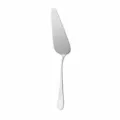 Stainless steel cake server with serrated edge and ergonomic handle, 23cm length, silver finish. - Cake Server