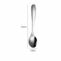Mini cuillère en acier inoxydable 304 8.2cm pour assaisonnement glace et yaourt. - Cuillère Pointue / Argent