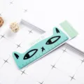 Creative cartoon cat wooden ruler 15cm student drawing stationery cute measuring tool - 15cm / Blue