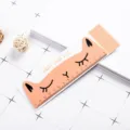 Cute cartoon cat wooden straight ruler 15cm student stationery drawing tool for school. - 15cm / Pink