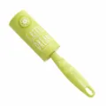 Green lint roller with cute kiwi fruit pattern and tearable sticky paper for clothes clean. - 30 Sheets / Green