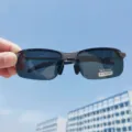 Gafas de sol polarizadas para hombre conduccion pesca deportes al aire libre proteccion - Montura Gunmetal Lente Gris