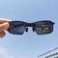Gafas de sol fotocromáticas polarizadas para hombre, conducción, pesca y visión nocturna. - Marco Negro Fotocromático