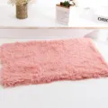 Pink fluffy pet mat soft warm dog blanket cat rug plush bedding for small medium large dogs - Dusky Pink
