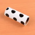 Lint roller refill sticky paper core black polka dot replacement roll for mini pet hair remover - 30 Sheets / Refill Black Dot