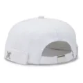 White brimless docker cap for men and women, stylish street style sailor landlord hat variant. - White