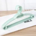 Green plastic clothes hangers non-slip heavy duty multi-functional adult laundry hangers set - Green