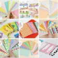 Decorative stickers for journaling, cute patterns and photo border sticker set for crafts. - Milky-01