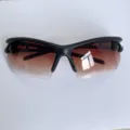 Occhiali da sole sportivi per ciclismo outdoor con lenti sfumate, protezione anti-UV antivento. - Lenti doppio tè opaco