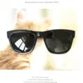 Fashion black frame sunglasses for women, stylish reflective lenses, trendy casual daily eyewear. - Basic Black Frame Gray Lenses
