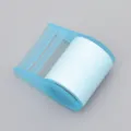 Creative sticky note dispenser with roll memo paper, cute student stationery tool for daily notes. - Blue Dispenser