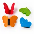 Silicone butterfly magnetic heat insulation clip, anti-scald oven glove kitchen tool. - Random Color / Butterfly Pinch Mitts