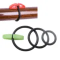 Fishing rod hook keeper lure holder with rubber O-rings set for sea fishing tackle accessories - Regular Fit / Green