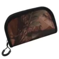 Camouflage fishing tackle storage bag with semi-circular zippered lure pouch organizer - Jungle Color No Logo