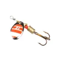 Esche da pesca rotanti in metallo numero 2 strisce rosse e bianche accessorio pro - D