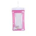 Pink waterproof phone bag with cute unicorn pattern, floating airbag and secure clear window. - Red Dala Horse Set