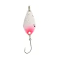 Esche artificiali cucchiaino metallico rosa e bianco con pois per pesca alla trota - 2.5g / Rosso Anguria Bianco