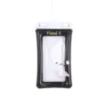 Αδιάβροχη θήκη τηλεφώνου με σχέδιο φλαμίγκο, διαφανές παράθυρο για παραλία και κολύμπι. - Μαύρο Πουλί