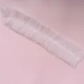 White Pleated Tulle Fringe Ribbon, Cake Decorating Mesh Trim, DIY Bow Crafting Material. - 6-inch White Organza Border
