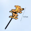 Father's Day acrylic cake topper, black gold head of the family design, premium baking insert. - Head of the Family