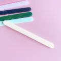 Acryl farbige Eis am Stiel Staebchen DIY Basteln Kuchen Dekoration farbige Staebchen - 11.5cm / Hellgelb