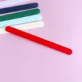 Bunte Acryl Eisstiele DIY Popsicle Bastelstäbchen Kuchen Deko Werkzeuge Set Neu - 11.5cm / Hellrot