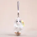 Cute fluffy cat plush keychain, soft kitten bag charm and keyring for daily accessories. - Long-Haired Cat Series - Ragdoll