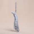 Grauer Plueschfisch Schluesselanhaenger, suesses Meerestier Plueschspielzeug Anhaenger. - Mit Fischanhänger / 28cm Größe
