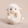 Peluche de oveja lindo y esponjoso muñeco de animal relleno esférico para regalo infantil - Peluche / 20cm