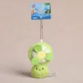 Schattige pluche speelgoed sleutelhanger groene ventilator karakter zachte pop tas hanger - Ventilator / Ongeveer 11cm