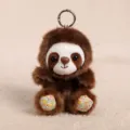 Simpatico portachiavi bradipo in peluche con piedi floreali morbido ciondolo borsa - Bradipo floreale tiny tot