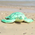Plush Sea Turtle Toy Simulation Stuffed Animal Cute Ocean Life Soft Doll Beach Decor - Simulated Turtle Green / 46cm
