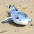 Cute whale shark plush toy soft stuffed animal for kids gift. - Simulated Whale Shark Blue / 60CM
