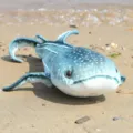 Simulated Whale Shark Green / 60CM