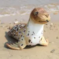 Realistic seal plush toy soft stuffed animal ocean creature toy cute beach gift for kids - Simulated Seal Brown / 60CM