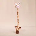 Divertente peluche dal collo lungo bambola di stoffa maculata morbido giocattolo regalo - Giraffa dal collo lungo 40 cm