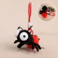 Cute plush bug keychain plushie pendant cartoon insect bag charm car key accessory for gift - Red Ant