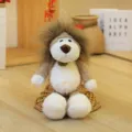 Mignon jouet en peluche de lion poupée douce avec crinière duveteuse cadeau pour enfants et déco - Lion
