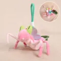 Cute plush insect keychain, pink bug plushie pendant for backpack, soft hanging toy gift for kids. - Orchid Mantis