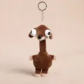 Cute long neck animal plush keychain funny cartoon doll backpack pendant bag accessory - Long Neck Puppy Pendant