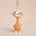 Portachiavi scimmia di peluche divertente simpatico animale cartone animato borsa ciondolo - Ciondolo scimmia dal collo lungo