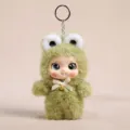 Llavero de muñeca de rana de peluche verde, lindo colgante de bolso de animal de peluche. - Colgante de Rana / Verde Rana