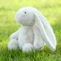 Cute beige plush bunny toy, soft floppy ears stuffed rabbit doll, perfect gift for kids. - Nini Rabbit - Brown