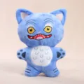 Blue plush toy doll, cute cartoon monster stuffed animal with soft fabric for kids and fans gift. - Liemo Dudu Tiger - Approx. 24cm/127g