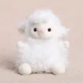 Cute white fluffy lamb plush toy, soft stuffed animal doll, lovely gift for kids and girls. - Soft Lamb-White / 13cm
