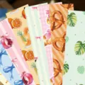 Set di segnapagina estetici in stile coquette con fiocchi carini e motivi ad acquerello. - Stile Coquette 30 Fogli / 4x15cm