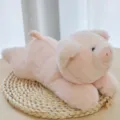 Cute pink pig plush toy soft stuffed animal pillow sweet children gift home decor - 25cm / Pink Pig
